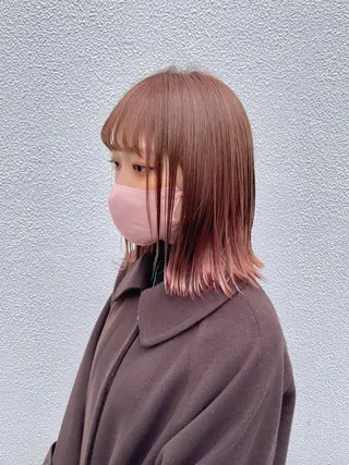 ミディアム F.所属・miku 🍑髪質改善サロンのヘアスタイル