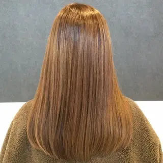 セミロング カラー ブリーチ/ヘアケア/ 艶髪/イギチハルのヘアスタイル