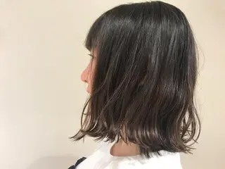ミディアム かねやす ゆなのヘアスタイル