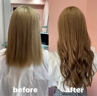 ロング カラー RIYA❤︎ Aujuaソムリエのヘアスタイル