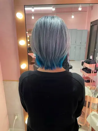 ショート ピンク🎀ブロンド 💎ハイトーン/大和のヘアスタイル
