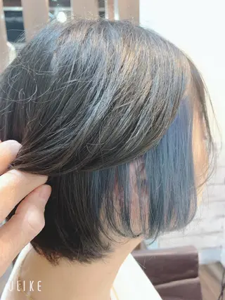 ショート カラー 櫛部洸貴/ メンズ、ヘットスパのヘアスタイル