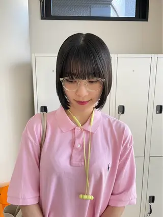 ショート 🟡ひろの/ツヤ カラー/髪質改善🟡のヘアスタイル