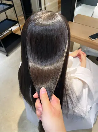 ロング パーマ 頼金 愛海のヘアスタイル
