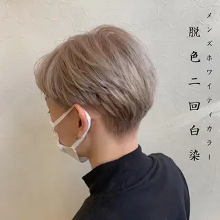 ショート カラー メンズ メンズ指名多数!! SiLO 田島のヘアスタイル