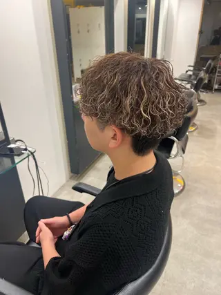 カラー パーマ メンズ fifth神宮前 HIN★T★のヘアスタイル