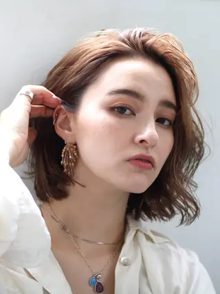 ミディアム re:mu所属・Kobayashi Daisukeのヘアスタイル