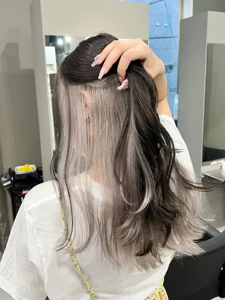 ロング カラー Via officialのヘアスタイル