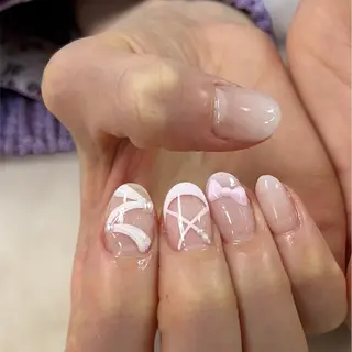 ネイル アトリエ　ミモザ所属・いまむら あかりのネイルデザイン