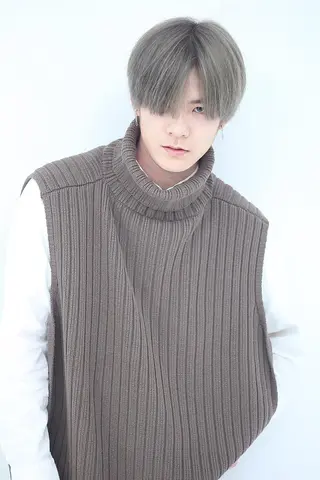 ミディアム カラー メンズ メンズサロン【owl 心斎橋】難波/アメ村のヘアスタイル