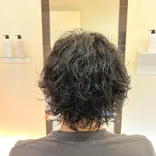 パーマ メンズ アグヘアーシータ所属・🤩メンズカット/ パーマ山本🤩のヘアスタイル