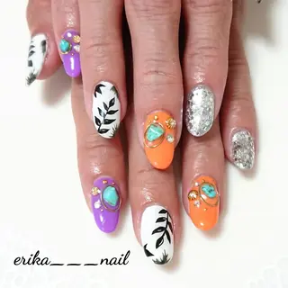 ネイル 稲垣 江梨花のネイルデザイン