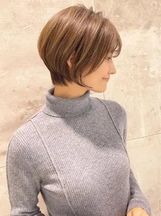 ショート カラー 西村 公孝のヘアスタイル