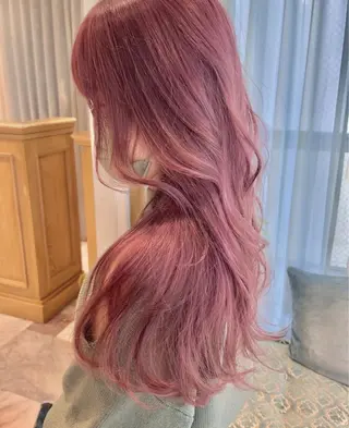 ロング 艶カラー/レイヤー/ 似合わせ/松沢州途のヘアスタイル