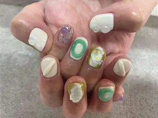 ネイル lulushe 池之上のネイルデザイン