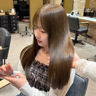 ロング カラー 顔まわり♡レイヤー COCORO 🎀のヘアスタイル