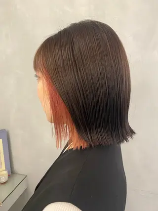 ミディアム ✨Bobヘア🌱 インナー🌱Ami✨のヘアスタイル