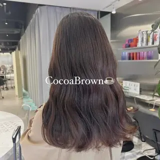 セミロング カラー sawaka🪽うる 艶カラー/レイヤーのヘアスタイル