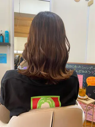 セミロング プルエク/clana ♡marinのヘアスタイル