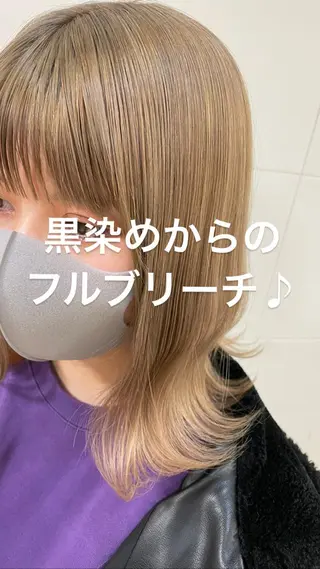 カラー 大沼 佑英のヘアスタイル