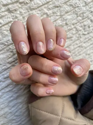 ロング カラー ヘアアレンジ キッズ ネイル マツエク・マツパ アイブロウ 福田 加奈のネイルデザイン