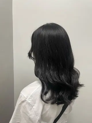 セミロング 🤍ベージュ/透明感 韓国ヘア/まりん🤍のヘアスタイル