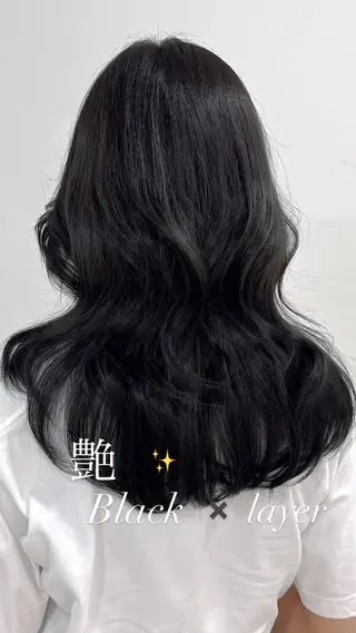 カラー Kaho🤍レイヤー ※女性限定のヘアスタイル