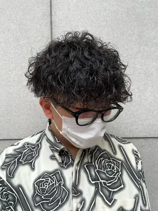 ショート パーマ メンズ 瀧野 翔吾【メンズ特化】のヘアスタイル