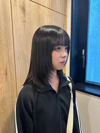ミディアム COCO/ 大阪/韓国風🎀のヘアスタイル