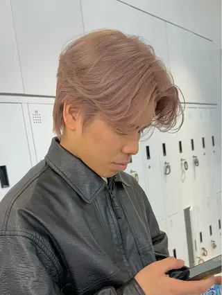カラー メンズ 🇰🇷カルマパーマ kaito🇰🇷のヘアスタイル