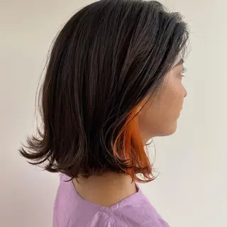 ショート カラー 神奈川大学最寄り白楽 三本松巧のヘアスタイル