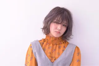 ミディアム 福元 保雄のヘアスタイル