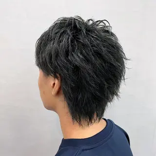 メンズ 押上/ショート・ボブ /パーマ/山口卓朗のヘアスタイル