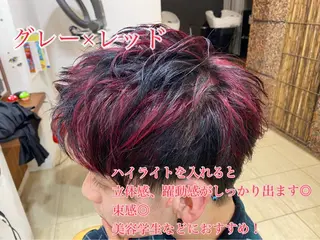 ショート メンズ フジサキ ハヤトのヘアスタイル
