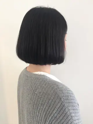 ミディアム カラー ✂️小顔カット✂️ 山本有紀のヘアスタイル