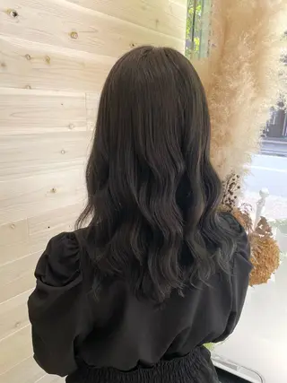 ロング カラー 韓国ヘア／艶カラー minamiのヘアスタイル