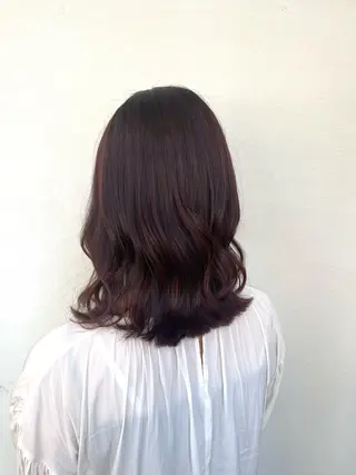 セミロング カラー 海江田 しずかのヘアスタイル