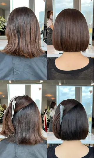 ミディアム パーマ nok shibuya所属・✨ハイトーン特化✨ 透明感カラー✨渋谷✨のヘアスタイル