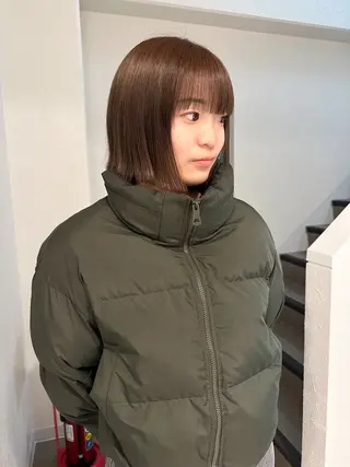 ミディアム 透明感カラー🥣 大平優香のヘアスタイル