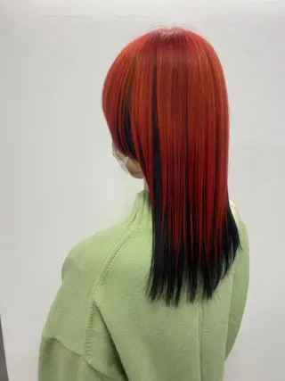 セミロング カラー ✴︎ヒラガカナ✴︎ ECLAT HAIRのヘアスタイル