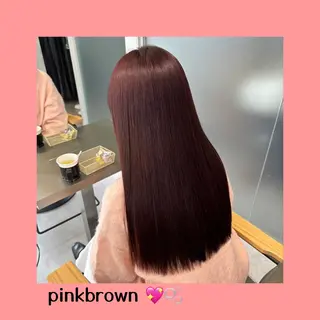 カラー aoi/暖色カラー/ プツッとボブ🎀のヘアスタイル