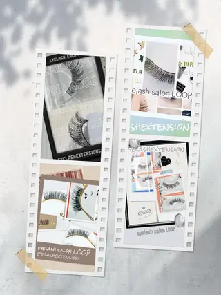 メンズ マツエク・マツパ eyelash salonLoopꨄのマツエク・マツパデザイン