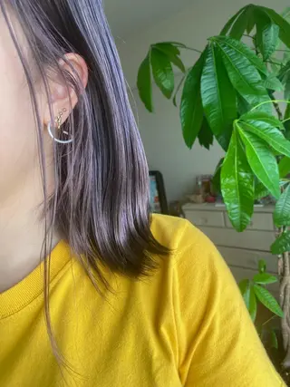 ミディアム カラー ヘアアレンジ ミズタ マイのヘアスタイル