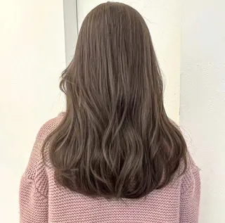 ロング カラー 落合 美穂のヘアスタイル