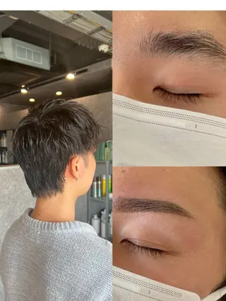 メンズ アイブロウ ink yukariのヘアスタイル