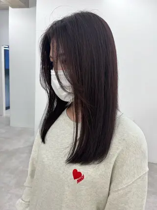 ロング カラー レイヤーカット×艶髪 /Ayanaのヘアスタイル