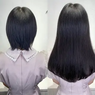 ロング アンククロス池袋北口所属・韓国ヘア♡ブリーチ♡ エクステ♡YUKI♡のヘアスタイル