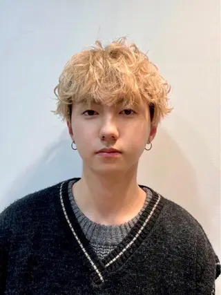 カラー メンズ 我舞谷 将人のヘアスタイル