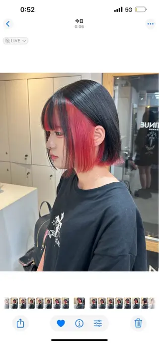 ショート カラー 似合わせ🤍髪質改善 カラー/ハイトーンのヘアスタイル