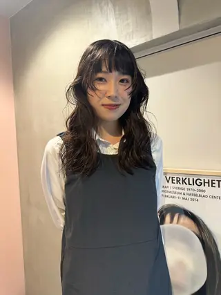 ミディアム カラー 🍈yurina 福岡/パーマ🍈のヘアスタイル